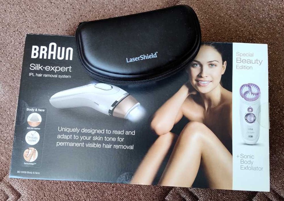 Depilator IPL Braun Silk Expert IPL BD 5009 Body & face + okulary