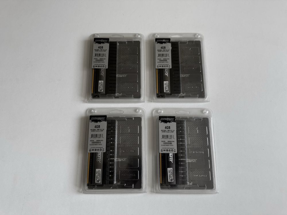 Оперативная память Crucial DDR3-1866 4096MB PC3-14900 BallistiX Elite