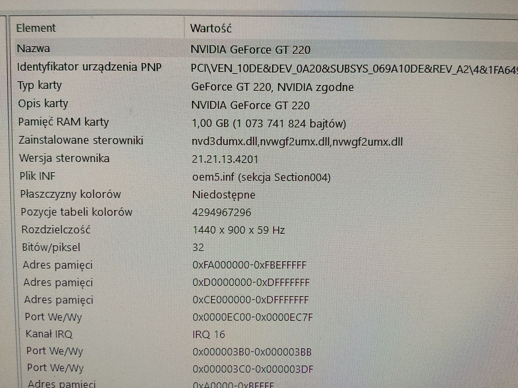 Komputer Dell vostro 430 - intel core I5 - GT 220