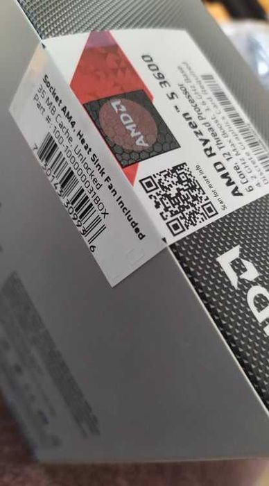 Processador AMD Ryzen 5 3600 6-Core (3.6GHz-4.2GHz) 36MB AM4 (Selado)