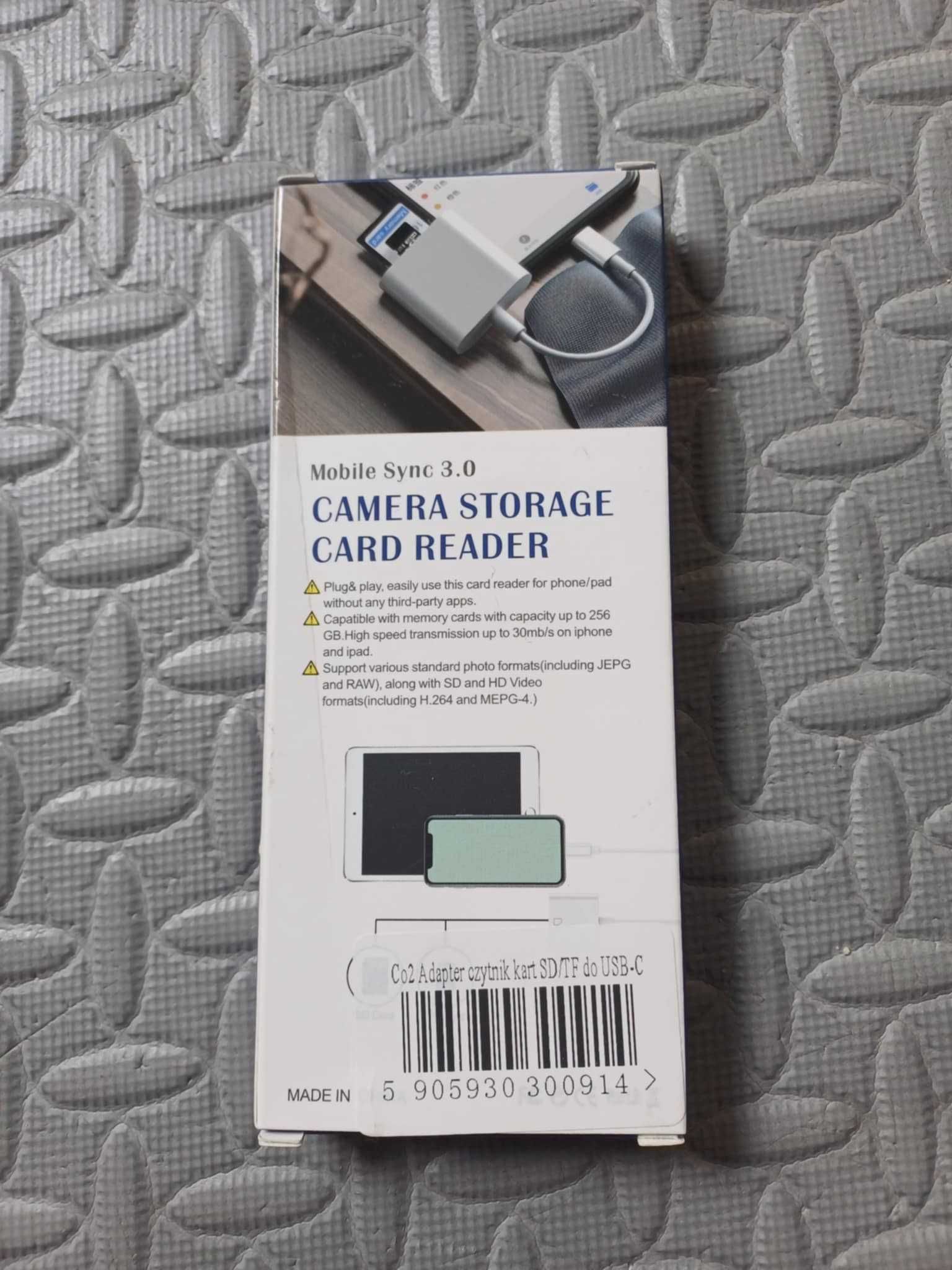 Czytnik kart SD/TF na USB C