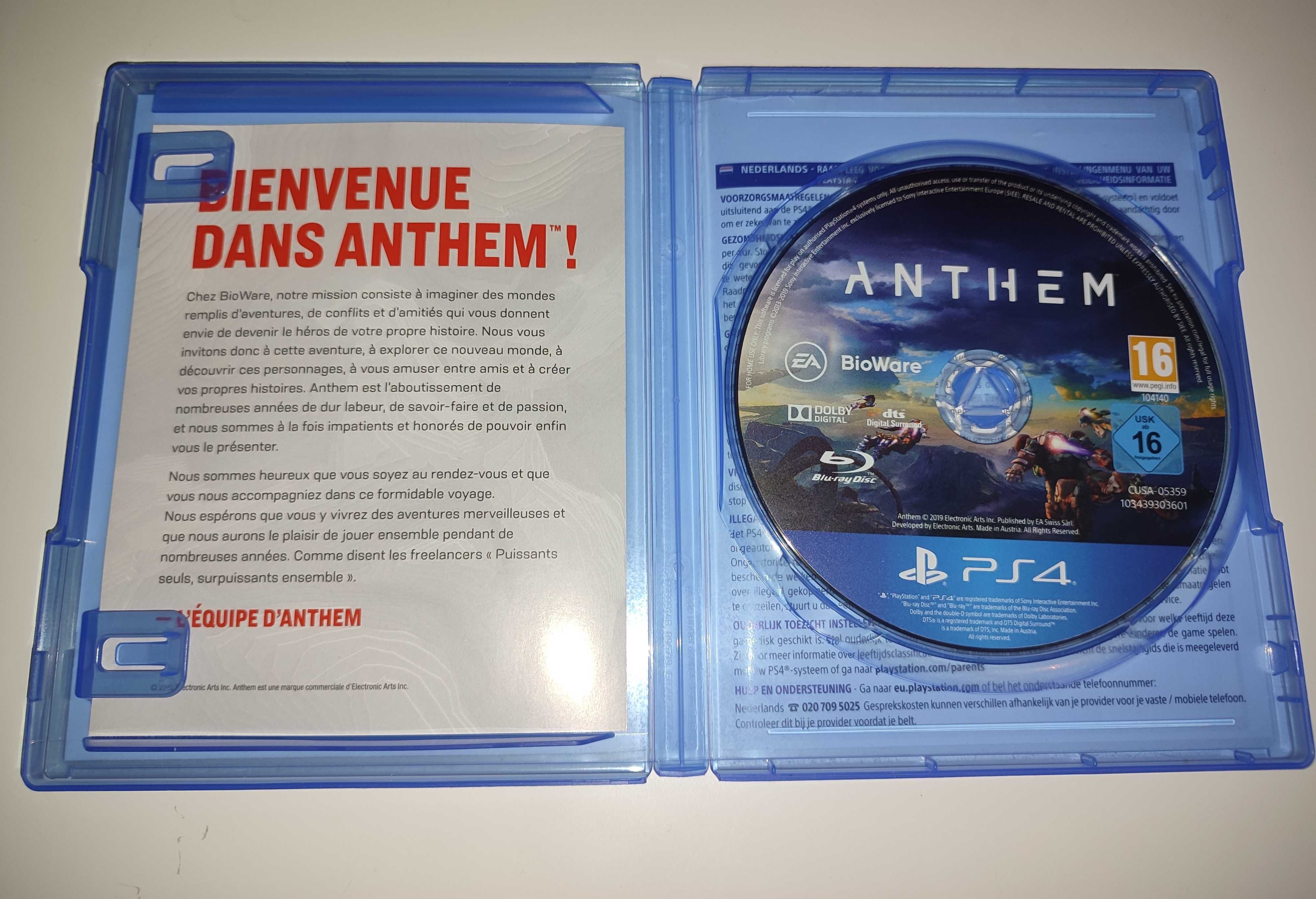 Gra Ps4 Anthem gry Playstation 4 Hit Spyro Minecraft Sonic