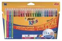 Flamastry Kid Couleur Fluo 20+4 kolory BIC