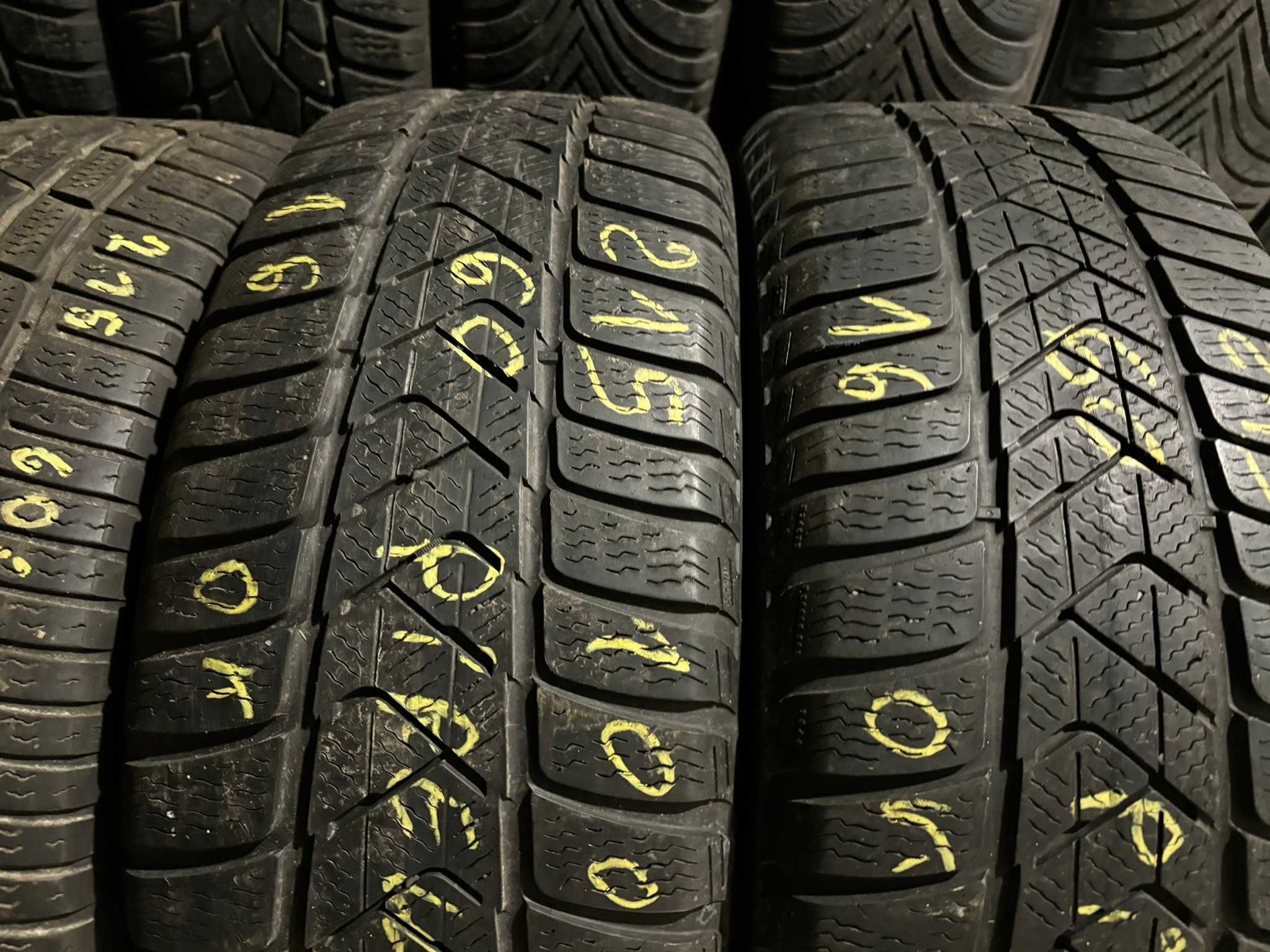 4X Opony Zimowe 215/60R16 99H CONTINENTAL, PIRELLI 5.8MM SPR. CAŁE!
