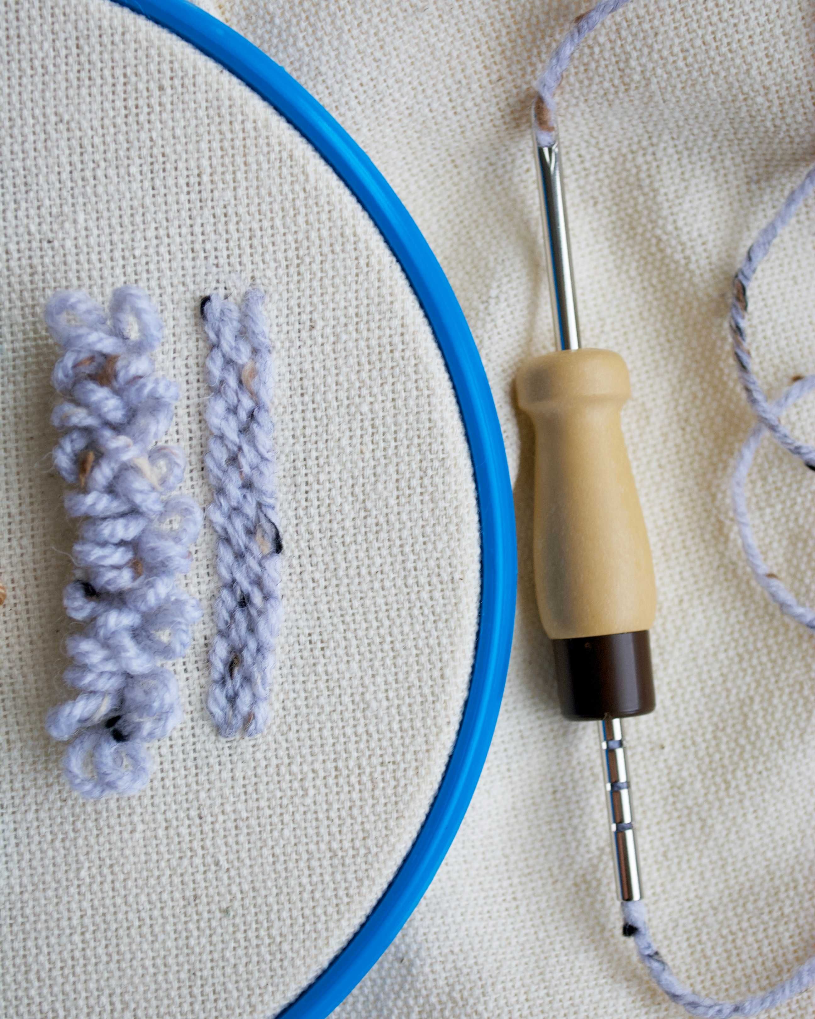 Голка для килимової вишивки Lavor punch needle 4 мм, португальська
