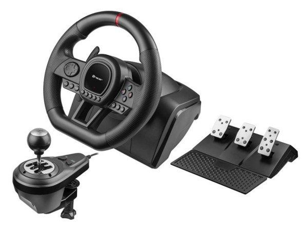 Руль з педалями та коробкою передач Tracer SimRacer 6in1 для PS4 PC