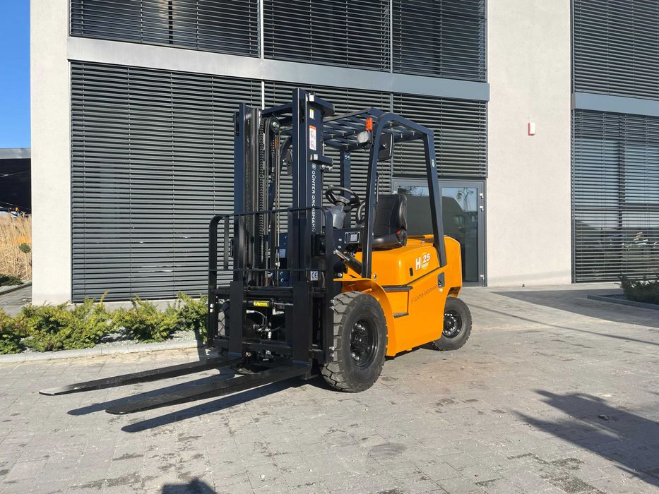 Nowy wózek widłowy 2.5T - duplex. Günter Grossmann. Gwarancja 3 lata