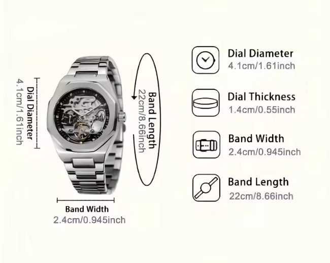 Zegarek Forsining SZKIELETOWY Mechaniczny-Automatyczny Tourbillon