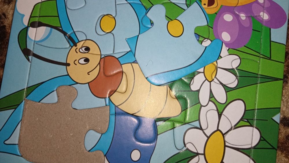 Деревянные пазлы,с магнитом и бумажные