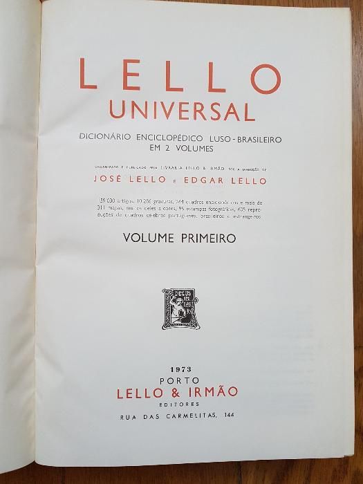 Dicionário Ilustrado Lello Universal