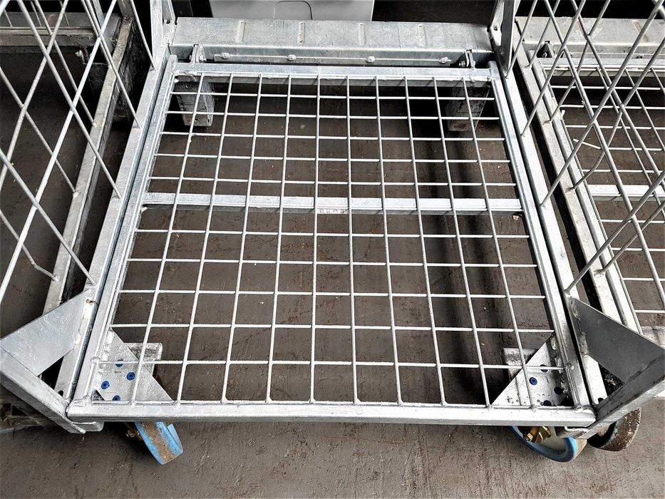 Wózek Magazynowy Transportowy Gniazdowy Siatkowy Platforma Kontener