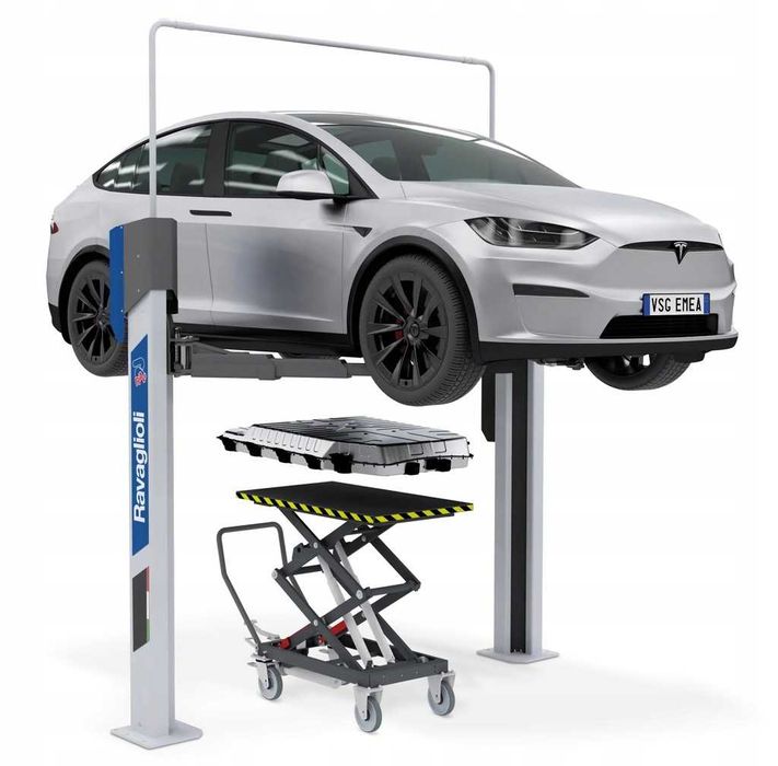 NOWY podnośnik 2-kolumnowy ŚRUBOWY RAVAGLIOLI KPX35EV pod elektryki IT
