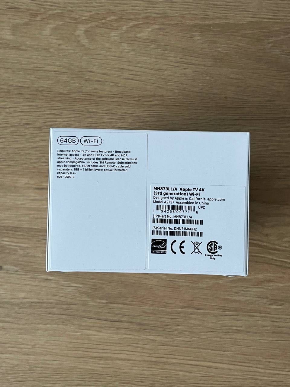 Медіаплеєр приставка Apple TV 4K 2022 64GB Wi Fi (MN873)