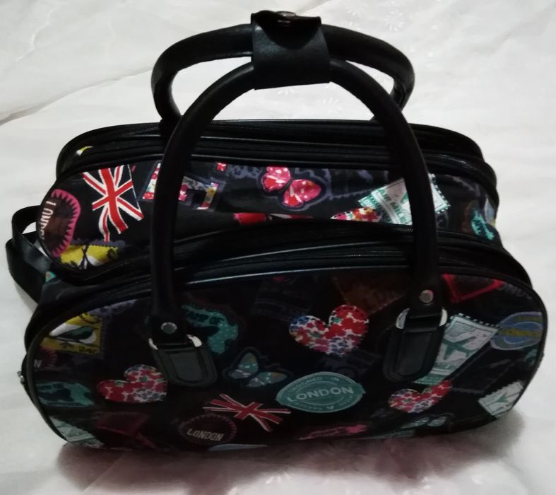 Mala / saco de viagem, fim-de-semana ou desporto, tema Londres