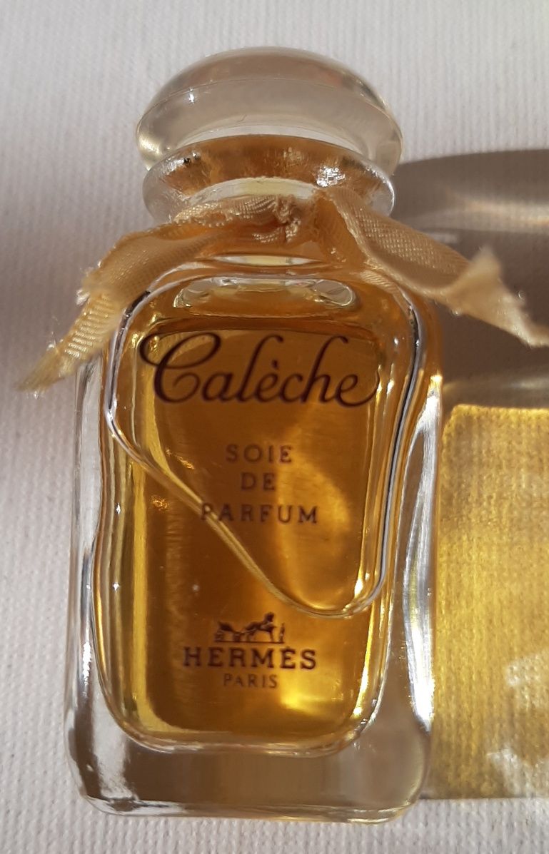 Hermes Caleche soie de parfum 7,5 ml, miniatura, unikat, vintage