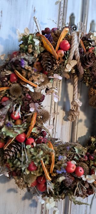 Wianek świąteczny naturalny