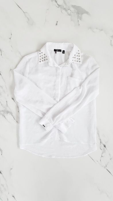 NOWA biała koszula z ćwiekami marki Dex roz. M