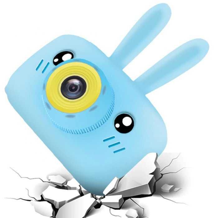 Aparat kamera cyfrowy fotograficzny dla dzieci królik gry smycz