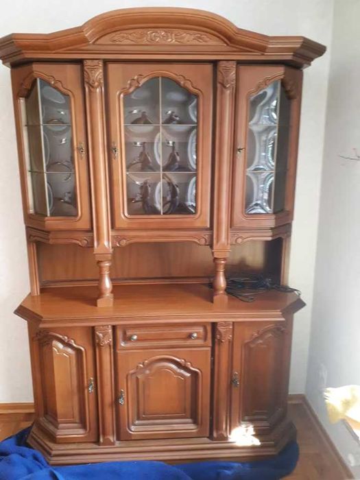 Вітрина  махогон-горіх -дуб