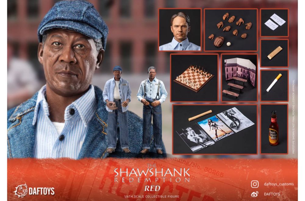 Фигурка 1/6 Shawshank Redemption Red daftoys тип hot toys