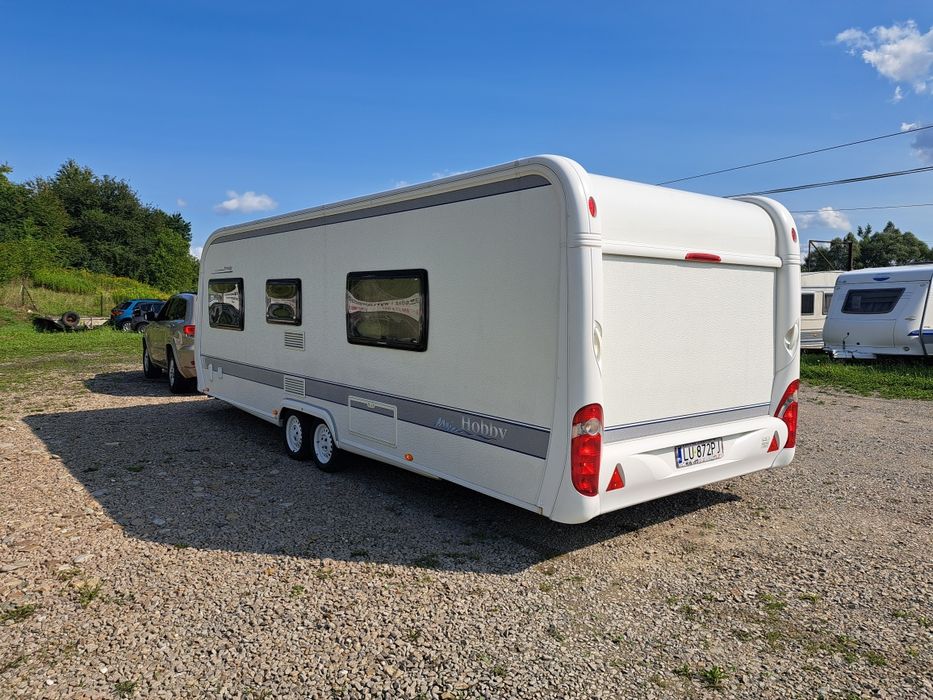 Przyczepa kempingowa Hobby Prestige 650 WFU,  zarejstrowana