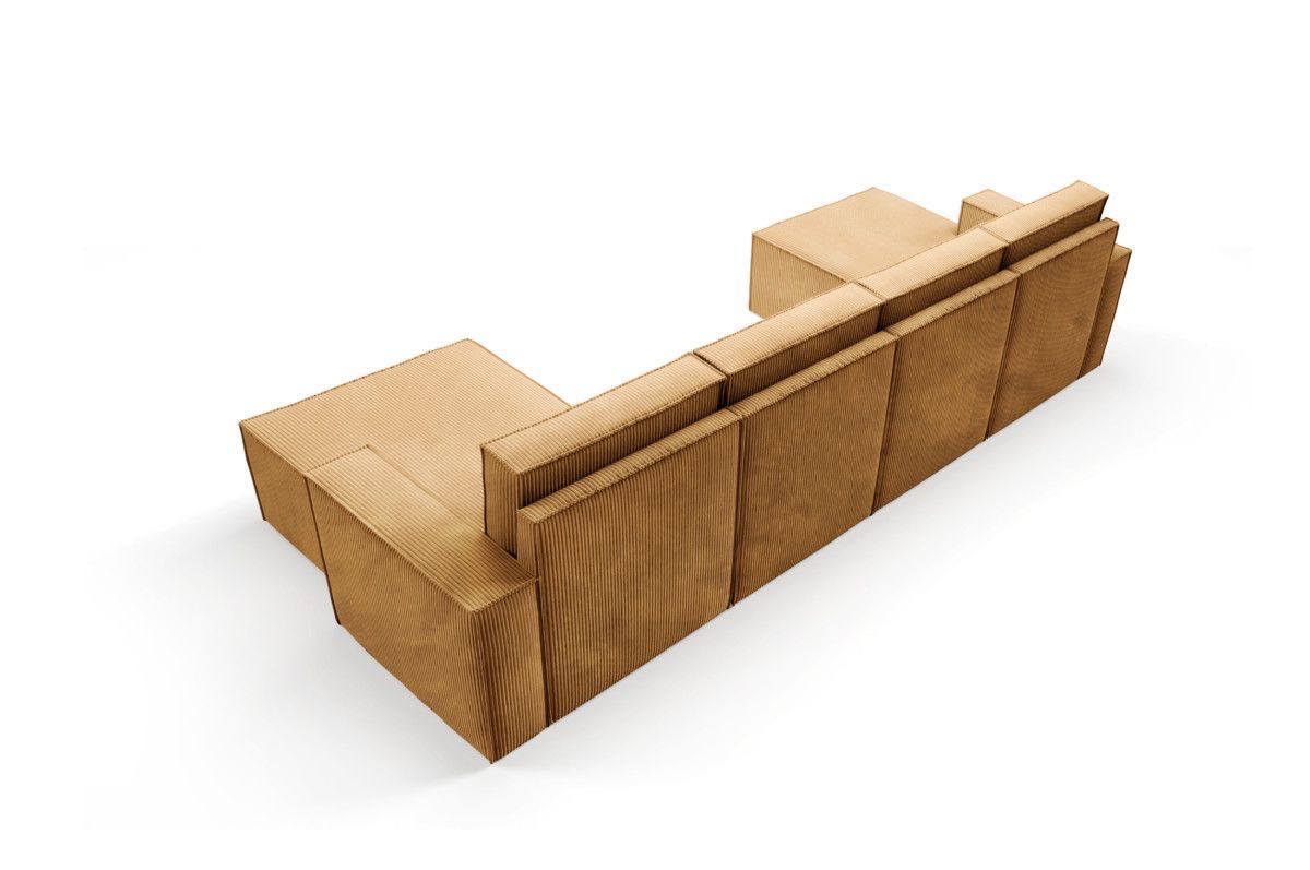 Modułowa Sofa Narożna PORTO – Welurowa Tkanina + Dostawa Gratis