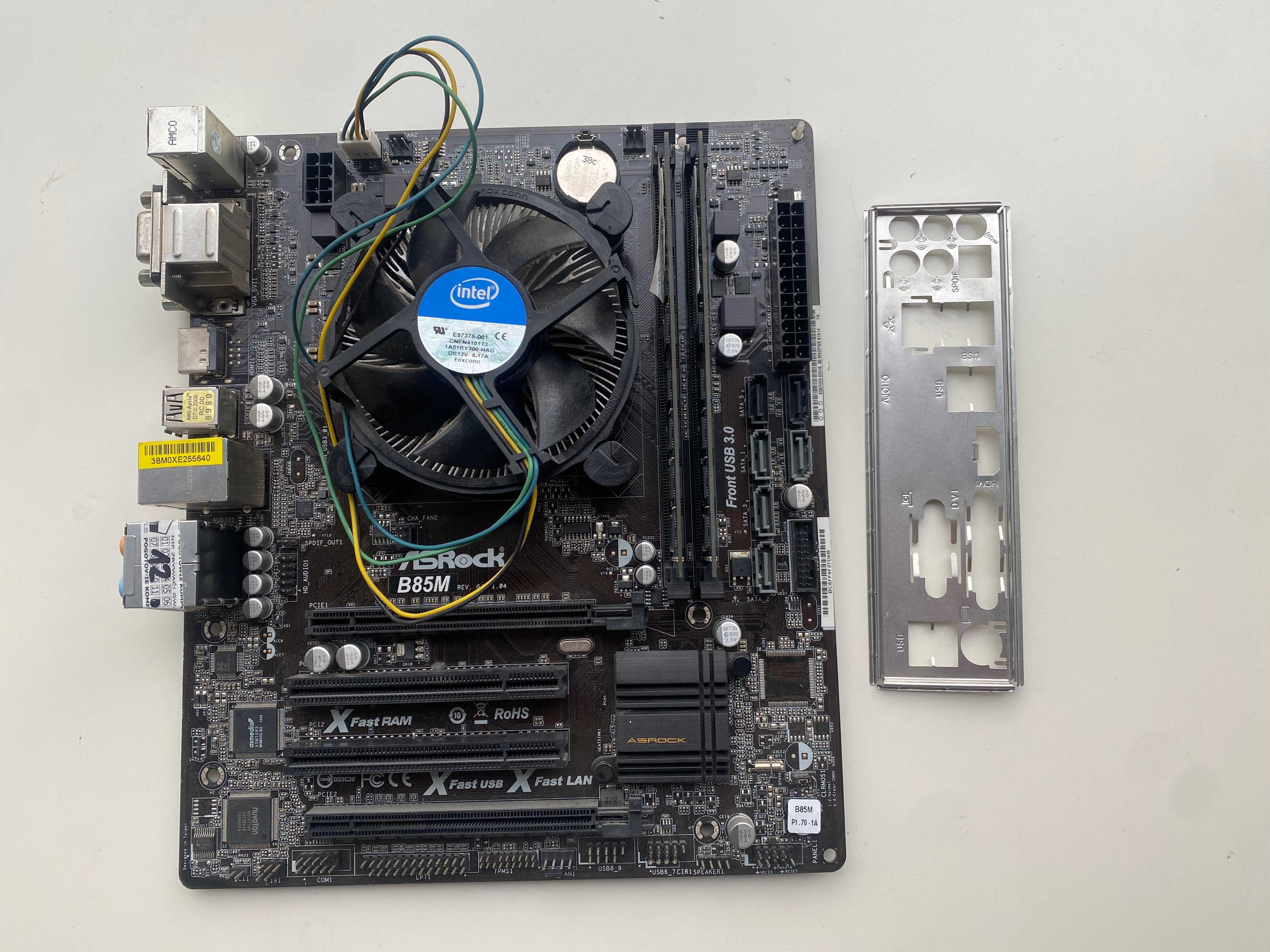 ASROCK B85M Intel i5-4570 2x4GB DDR3