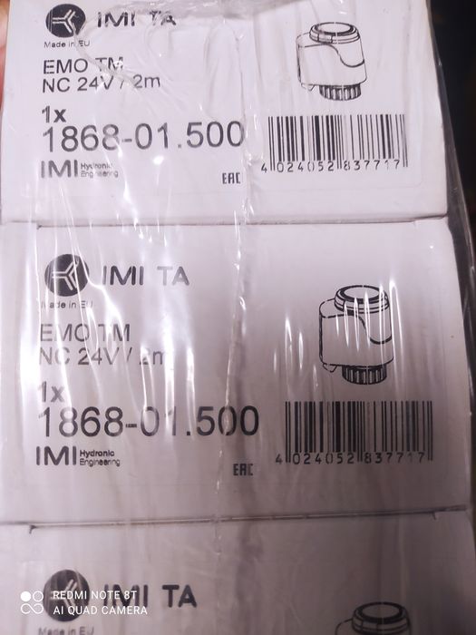 Siłownik hydrauliczny, głowica zaworu, EMO Tm NC 24v/2m.