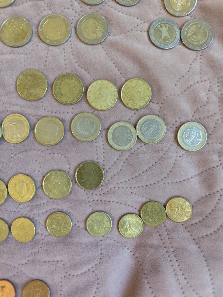 Еврові монети для колекції продаж або обмін