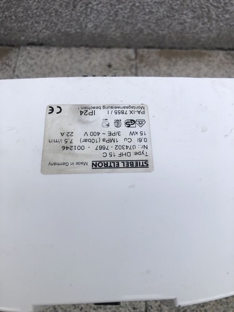 Nagrzewnica przepływowa/pogrzewacz wody15 KW - DHF 15 C