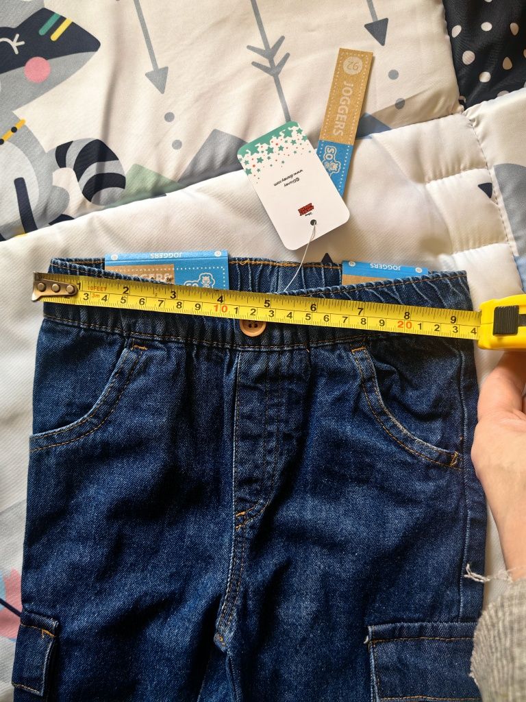 Chłopięce jeansy, Disney Baby, rozmiar 92 - NOWE Z METKĄ