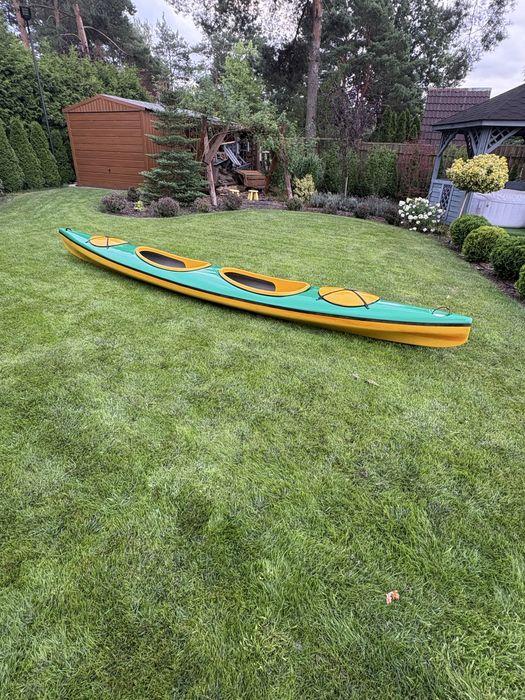 Kajak 2-osobowy turystyczny , długość 5,2m , szybki, zwrotny , idealny