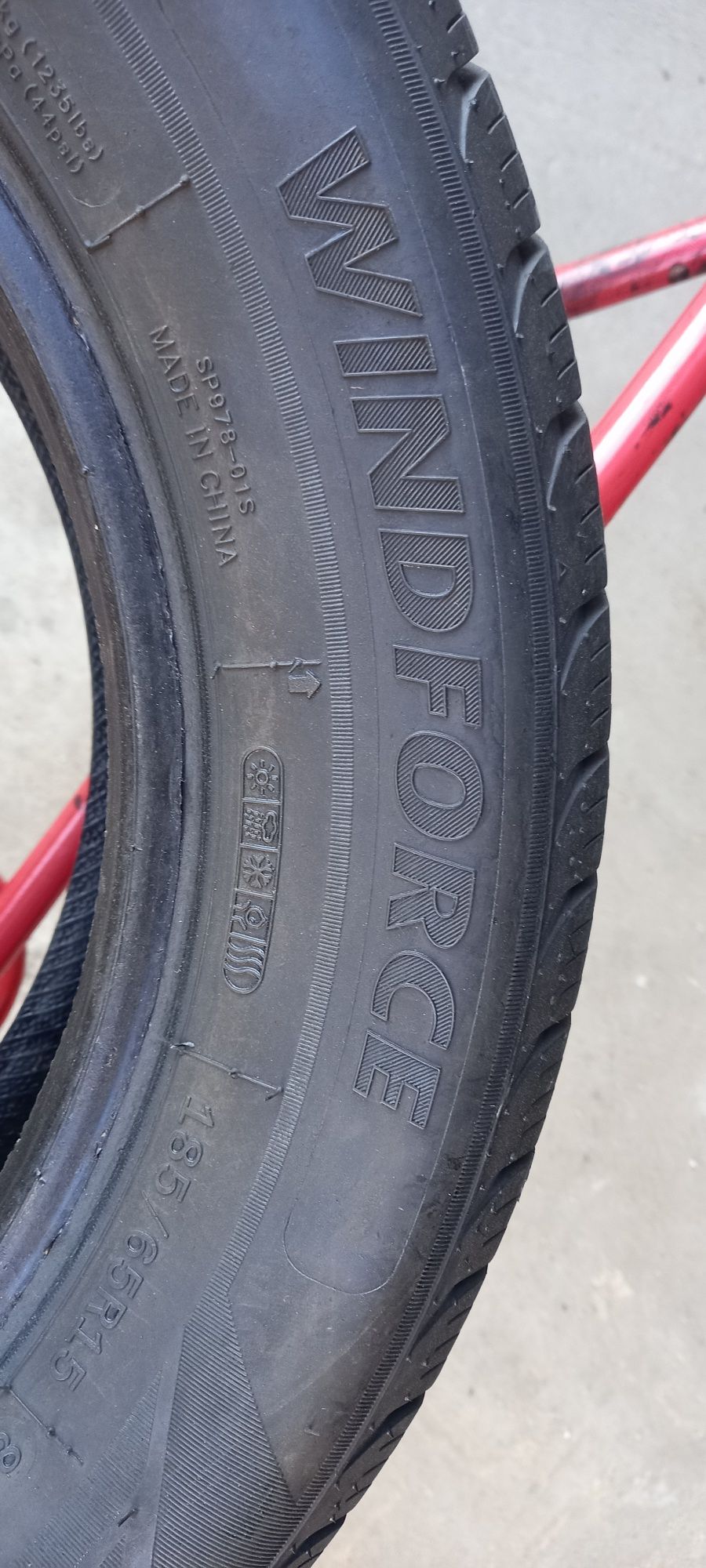 2x opony całoroczne 185x65R15 jak nowe 24 rok