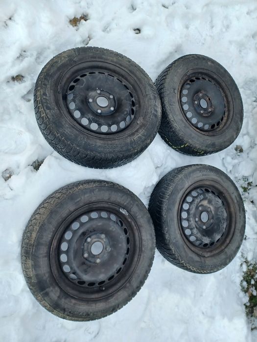 Felgi kola opony zimowe r15 5x112 golf 5 V audi a4