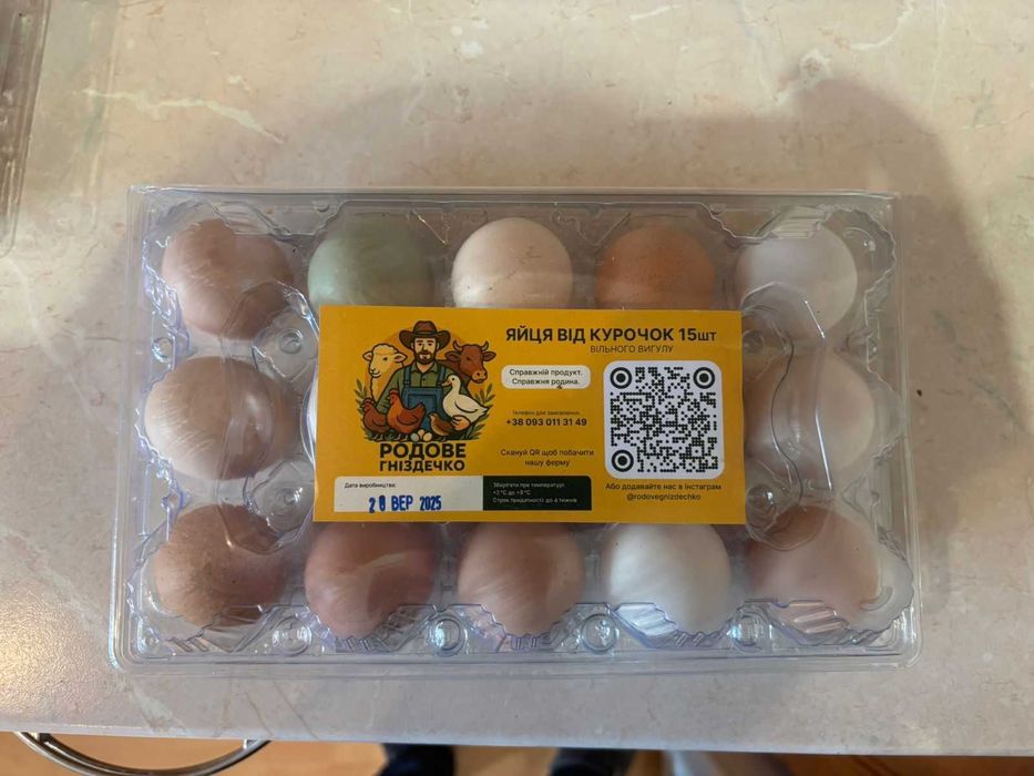 Свіжі домашні курячі яйця — продаж від господаря!