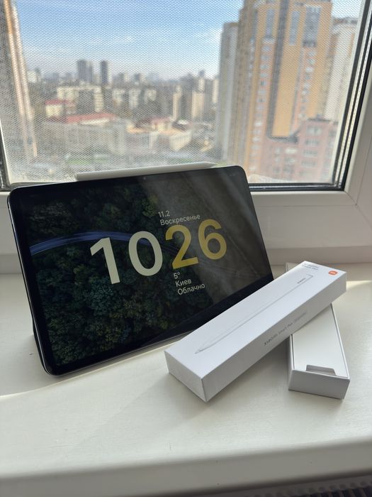 Продам Xiaomi Pad 6 (128 ГБ) + оригинальный чехол и стилус