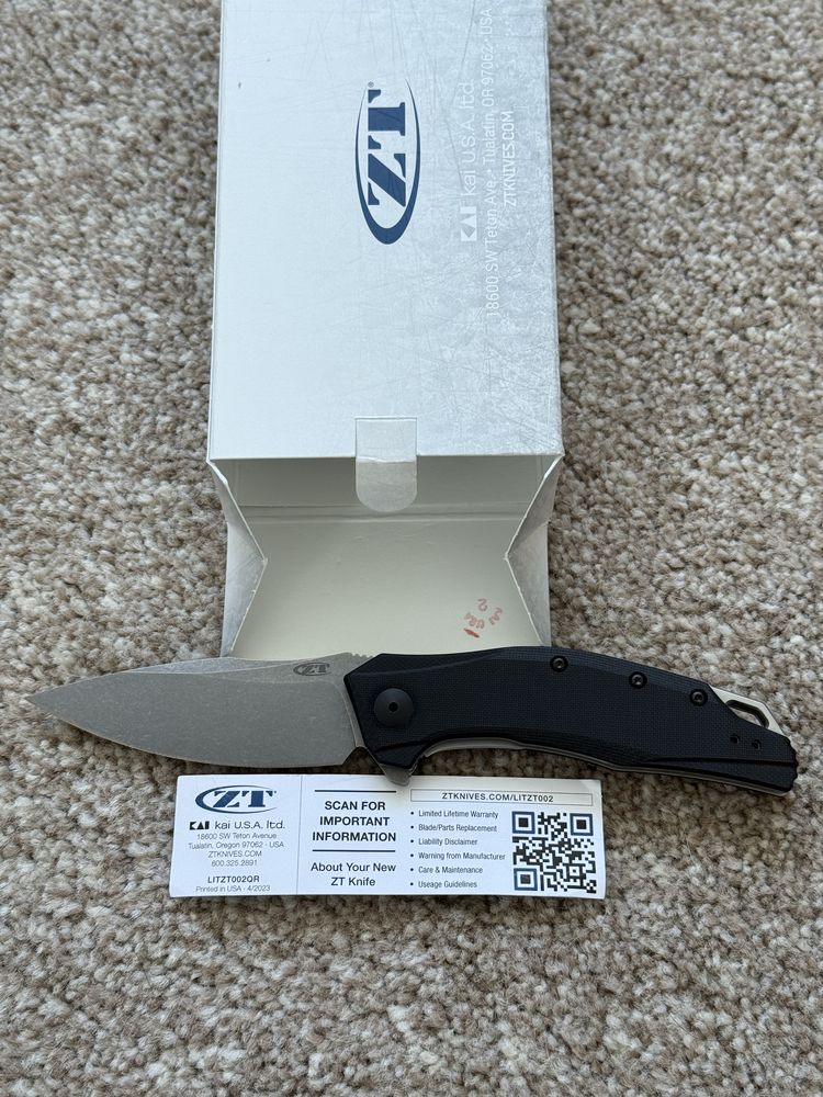 Складний ніж Zero Tolerance 0357 G10 CPM S45VN ser 9941. Оригінал!