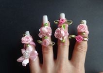Детские кольца колечки из ленточек