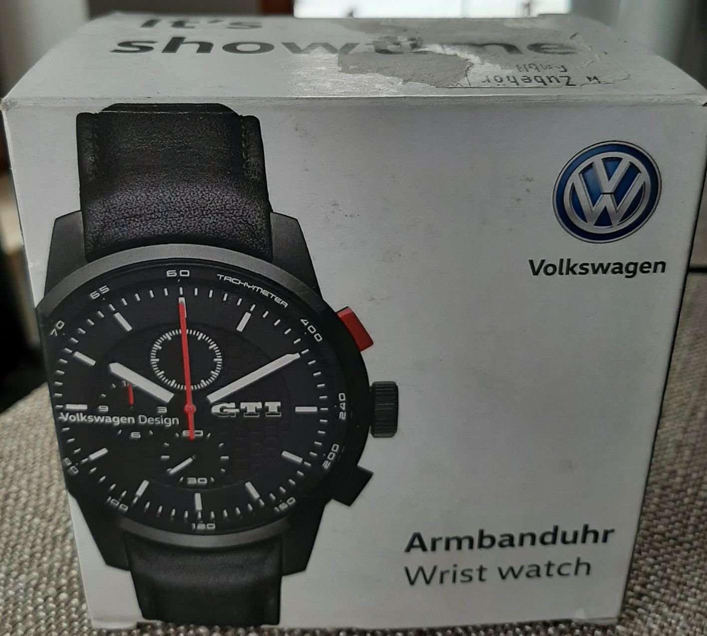 Nowy i oryginalny CHRONOGRAF ZEGAREK VW GTI Miyota