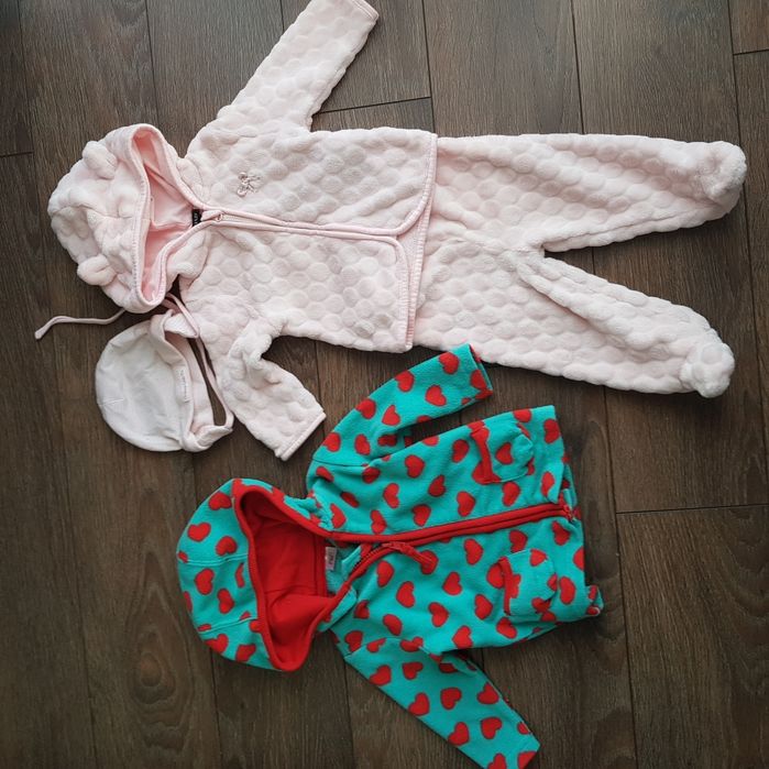 Dresik ciepły kiabi polar gratis 68