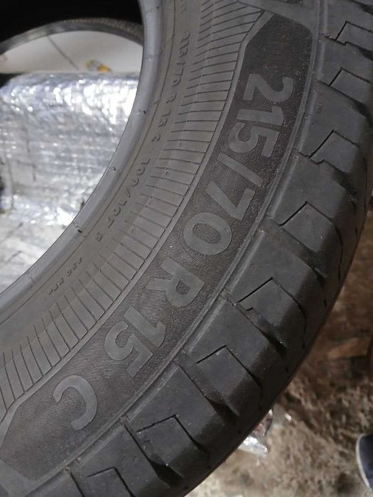 *Шини Continental 215/70R15С. 2шт. Літо 2020р. (587)