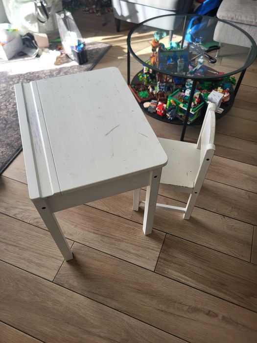 Biurko i Krzesło SUNDVIK drewniane