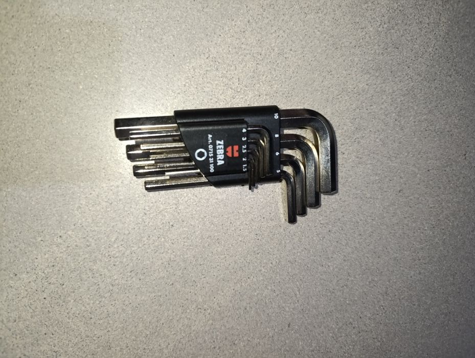 Klucze imbusowe sześciokątne firmy wurth