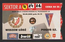 Widzew Łódź - Pogoń Szczecin - sezon 2006/07