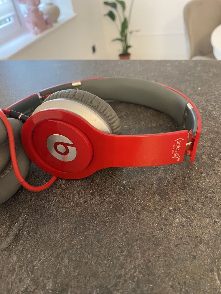 Sluchawki Beats dr.dre solo hd red czerwone