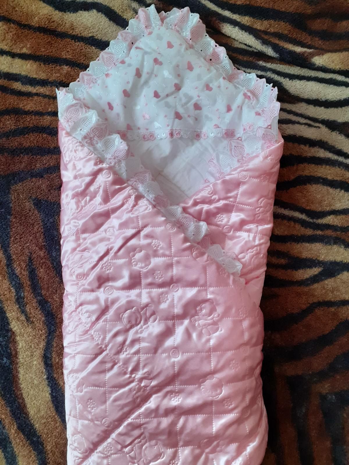 Конверт-одеяло на выписку с роддома