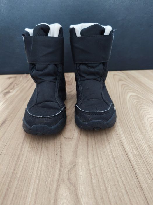 Buty zimowe r 31 , śniegowce, czarne.