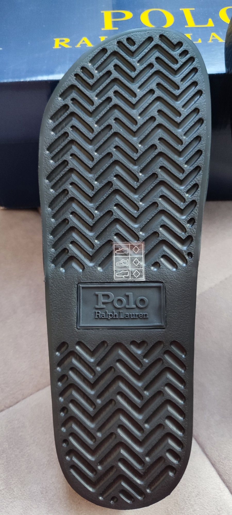 Klapki Ralph Lauren Signature Pony Slide r46
