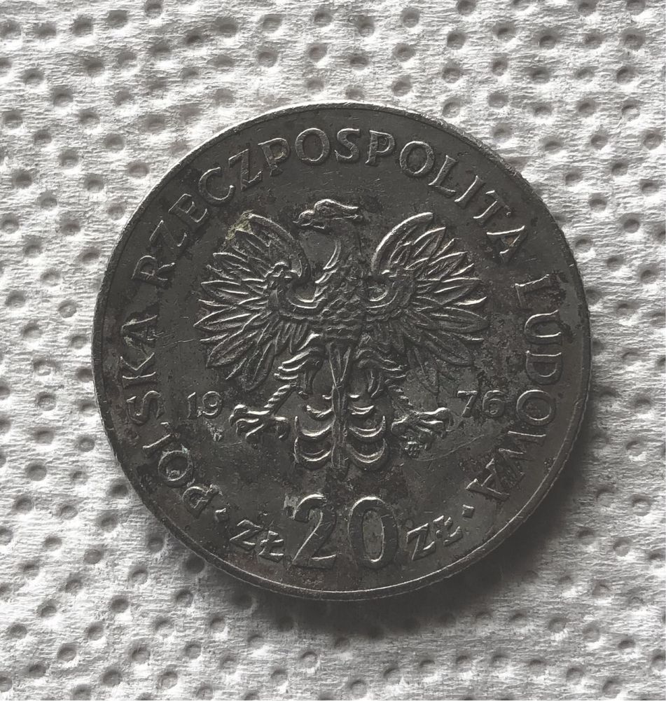 Moneta 20zł Nowotko ze znakiem menniczym