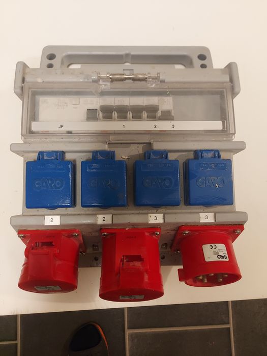 Переносний розподільчий будівельний щиток Garo